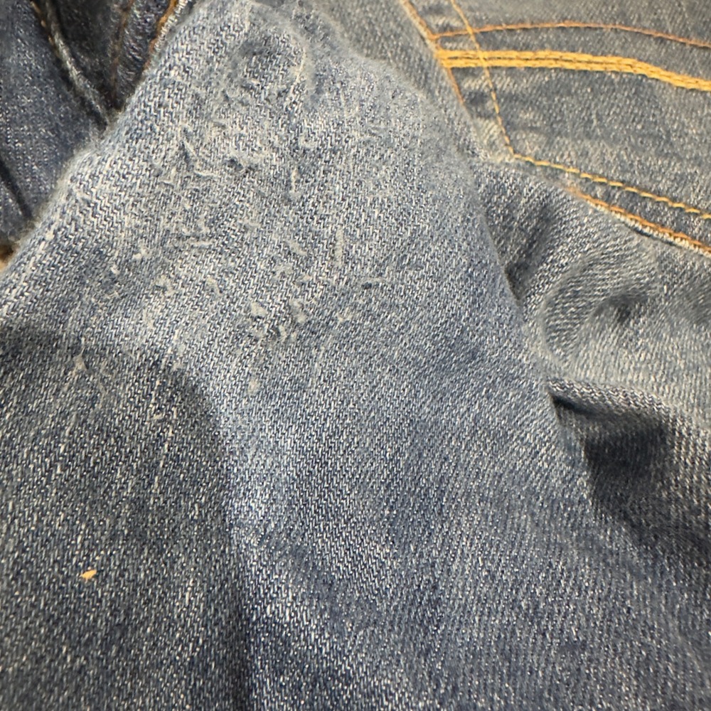 American Eagle Favorite Boyfriend Jeans Womens 8 Medium Wash Stretch Bootcut - Picture 5 of 7